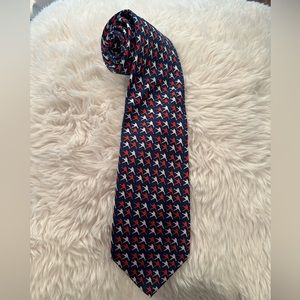Men’s Symmetry Tie with Lacrosse silhouette